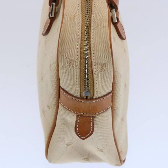 BURBERRY Blue Label Hand Bag Canvas Beige Auth bs10778 - Picture 4 of 16